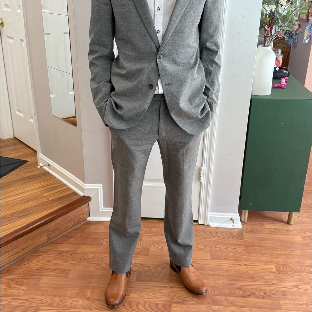 Armani Men's Classic Gray Suit